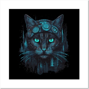 cybercat Posters and Art